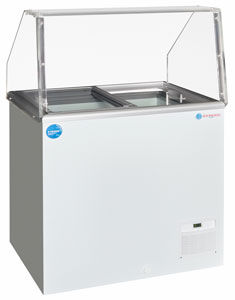ICS Pacific NOVA 2 SCOOPING 764mm Wide Flat Top Ice Cream Scooping Freezer