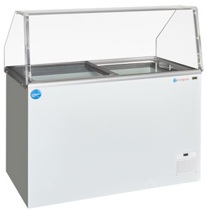 ICS Pacific NOVA 3 SCOOPING 1094mm Wide Flat Top Ice Cream Scooping Freezer