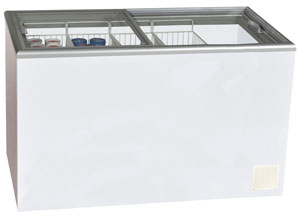 ICS Pacific NOVA 5 GSL 1544mm Wide Flat Top Glass Sliding Lid Chest Freezer