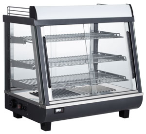 ICS Pacific PAVIA 100H 3 Tier 680mm Wide Counter Top Heated Display