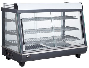 ICS Pacific PAVIA 140H 3 Tier 920mm Wide Counter Top Heated Display