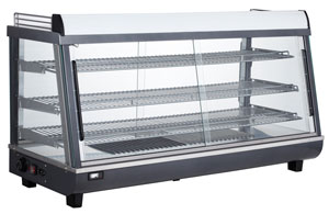 ICS Pacific PAVIA 190H 3 Tier 1220mm Wide Counter Top Heated Display