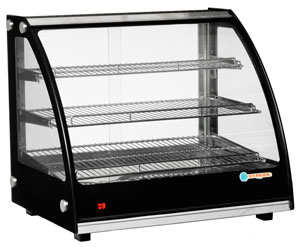 ICS Pacific SIENA 80H 3 Tier Counter Top Heated Display