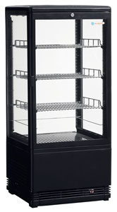 ICS Pacific VENICE 4 Tier Midsize Counter Top Refrigerated Display