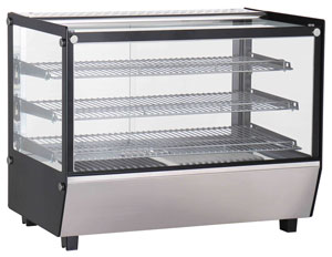 ICS Pacific VERONA 90H 3 Tier 870mm Wide Counter Top Heated Display