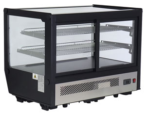 ICS Pacific VERONA 90R 3 Tier 885mm Wide Counter Top Refrigerated Display