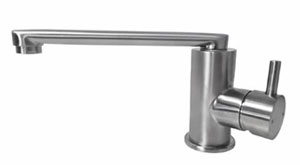 Jetstream JET3550W Deck Mount Swing Faucet Sink Mixer, 180mm Spout