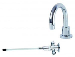 Jetstream JET780D Knee Operated Timer Basin Tap Set