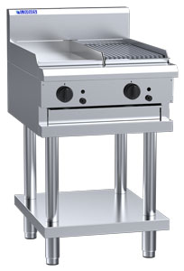 Luus CS-3P3C 300mm Griddle 300mm Chargrill