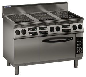 Luus ER7-6B 6 Burner Induction Cooktop with Oven