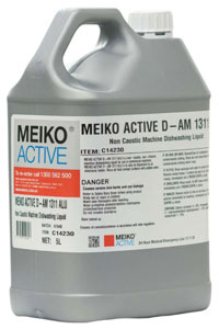 Meiko Active D-AM 1331 ALU Dishwashing Detergent - 2 x 5L Bottles