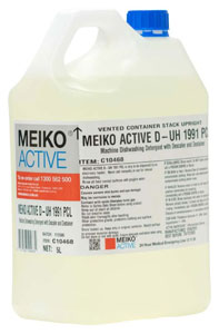 Meiko Active D-UH 1991 PCL Dishwashing Detergent - 2 x 5L Bottles