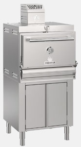 Mibrasa HMB-AB-75 Charcoal Oven with Cupboard Below