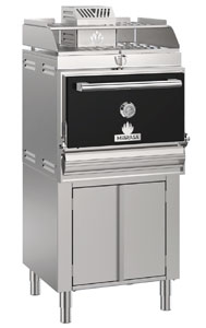 Mibrasa HMB-AB-SB-75 Charcoal Oven with Cupboard and Heating Rack