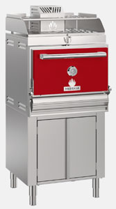 Mibrasa HMB-AB-SB-75 Charcoal Oven with Cupboard and Heating Rack