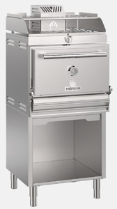 Mibrasa HMB-MA-SB-75 Charcoal Oven with Stand and Heating Rack