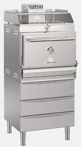 Mibrasa HMB-HOT-SB-75 Hot Oven with Heated Holding Drawers and Heating Rack