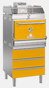 Mibrasa HMB-HOT-SB-75 Hot Oven with Heated Holding Drawers and Heating Rack