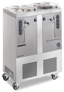Nemox GELATO 5+5K TWIN CREA I-GREEN Freestanding Ice Cream Machine