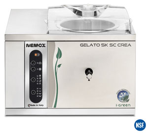 Nemox GELATO 5K CREA SC I-GREEN Benchtop Ice Cream Machine