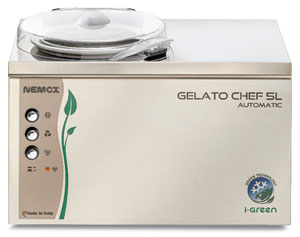 Nemox GELATO CHEF 5L AUTO I-GREEN Benchtop Ice Cream Machine