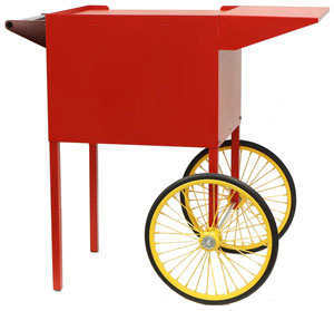 Paragon Medium Cart (8 oz) (4 oz) Medium Popcorn Machine Cart for Theater Pop 8 Oz