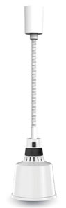 Roband PR20WH 200 Series Pendant Heat Lamps - White