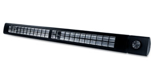 Roband SE1200B Compact Infrared Strip Heat Lamp 1200mm Black Finish 1200W