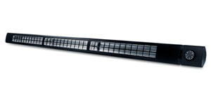 Roband SE1800B Compact Infrared Strip Heat Lamp 1800mm Black Finish 1800W