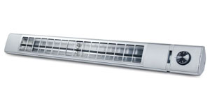 Roband SE900 Compact Infrared Strip Heat Lamp 900mm Aluminium Finish 900W