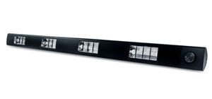 Roband SQ1500B Compact Quartz Strip Heat Lamp 1500mm Black Finish 1400W