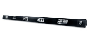 Roband SQ2100B Compact Quartz Strip Heat Lamp 2100mm Black Finish 1750W