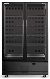 Skope BME1200N-A Active Core 2 Door Display Refrigerator