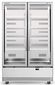 Skope BME1200N-A Active Core 2 Door Display Refrigerator