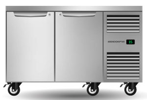 Skope ProSpec PG11.UBR.2.SD.RH 2 Solid Door GN 1/1 Right Hand Underbench Fridge
