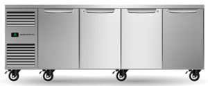 Skope ProSpec PG11.UBR.4.SD 4 Solid Door GN 1/1 Underbench Fridge