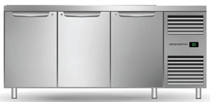 SKOPE Prospec PG13.PPS.3.SD.RH 3 Solid Door GN1/3 Salad Prep Fridge - Right Hand Door