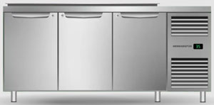 SKOPE Prospec PG13.PPS.DC.3.SD.RH Solid Door GN1/3 Salad Prep Drop-in Collar Fridge - Right Hand Door