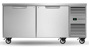 SKOPE ProSpec PG21.UBR.2.SD.RH 2 Solid Door GN 2/1 Right Hand Underbench Fridge