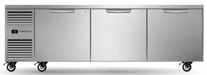 SKOPE ProSpec PG21.UBR.3.SD 3 Solid Door GN 2/1 Underbench Fridge