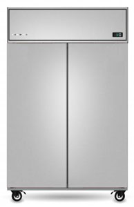 SKOPE ProSpec PG21.UPF.2.SD 2 Solid Door GN 2/1 Upright Freezer