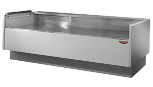 Tecnodom TDMR-0815SELF Serie MR80 Black 1520mm Self-Serve Deli Display with Storage