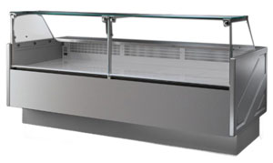 Tecnodom TDMR-0925 Serie MR9.5 2480mm Silver Wide Deli Display