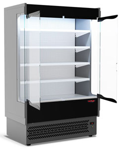 Tecnodom TDVB80-CA-125 Vulcano Supermarket 2 Door Display Fridge