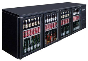 Thermaster BC4100G 3 Door 698L Underbench Bar Fridge