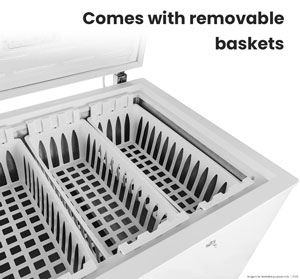 Thermaster BD520F Stainless Steel Lid 520L Chest Freezer