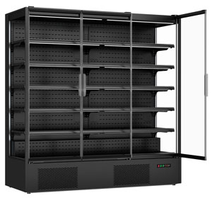 Thermaster DC-187B Supermarket Panorama 3 Door Display Chiller