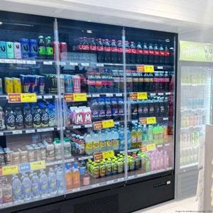 Thermaster DC-187B Supermarket Panorama 3 Door Display Chiller