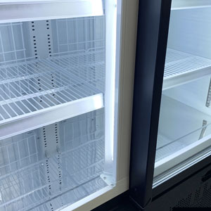 Thermaster LG-1000BGBM Double Door Supermarket Fridge