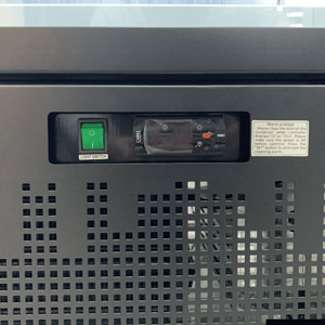 Thermaster LG-1000BGBMF 930L Double Door Supermarket Fridge